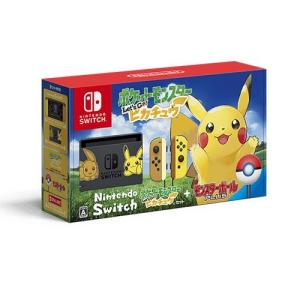 ◆キャンペーン※保証書未記入【新品未使用】Nintendo Switch ポケットモンスター Let's Go! ピカチュウセット（モンスターボール Plus付き） HAC-S-KFAGA｜mobax