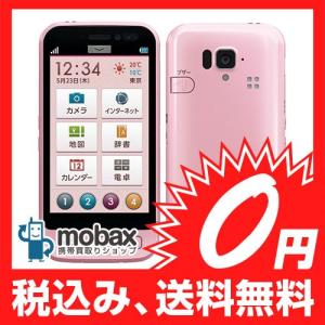 ◆キャンペーンネットワーク制限（○）【新品未使用】 SoftBank 204SH シンプルスマホ ピンク　白ロム｜mobax