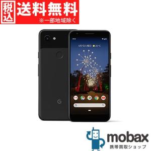 ◆キャンペーン《SIMロック解除済》※判定〇【新品未使用】SoftBank Pixel 3a 64GB　[Just Black]　Google G020H Android（SIMフリー）｜mobax