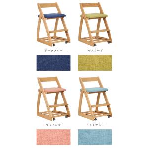 完成品 無垢材使用 高さ調整機能 キャスター付...の詳細画像3