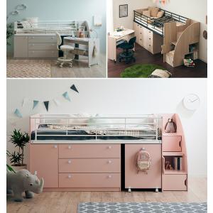 システムベッド 子供 大人用 階段付き ロフト...の詳細画像4