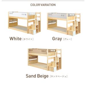 二段ベッド 大人用 子供 2段ベッド 階段付き...の詳細画像4