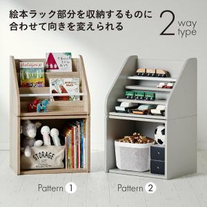 絵本ラック 絵本棚 おもちゃ収納 ブックラック...の詳細画像4
