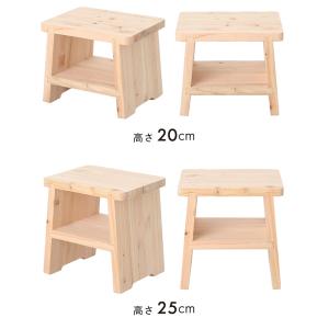 3年保証 国産 完成品 無塗装 ひのき 椅子 ...の詳細画像5