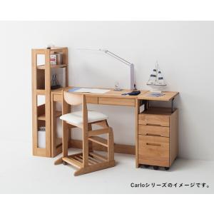 国産 完成品 アルダー無垢材使用 ブックラック...の詳細画像3