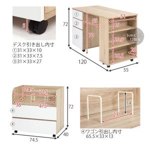 システムベッド ロフトベッド ミドルタイプ 宮...の詳細画像2