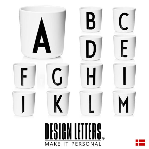 正規品 DESIGN LETTERS(デザインレターズ) MELAMINE CUPS [A-M] メ...
