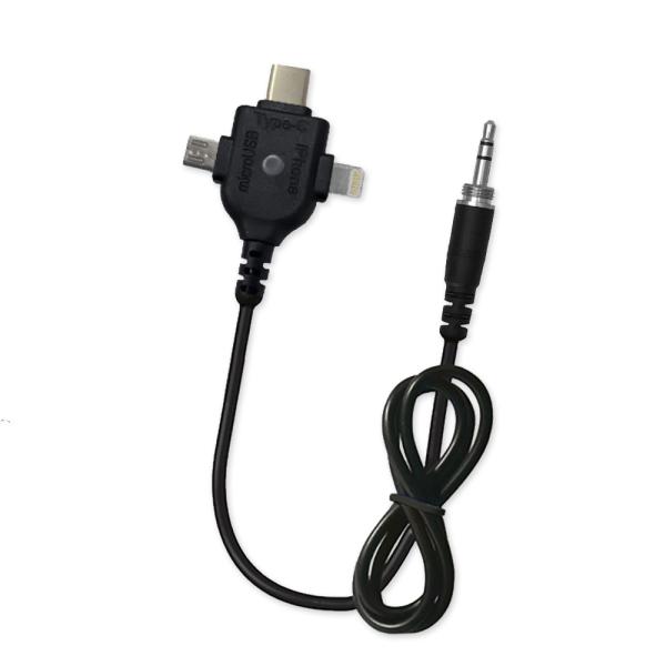 交換用スマホ専用マルチケーブル　iPhone　Android対応：HT-22