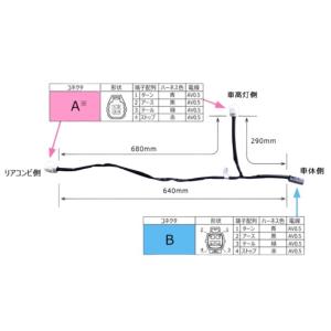 KOITO(小糸製作所) LEDTOP-HIK 分岐ハーネス LED車高灯 コイト