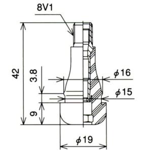 100個入り チューブレスバルブ TR413 ...の詳細画像1