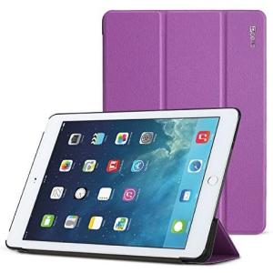 Poetic Apple iPad Air 2 Slimline PU Leather Trifold Cover Case - Lavender