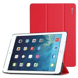 Poetic Apple iPad Air 2 Slimline PU Leather Trifold Cover Case - Red