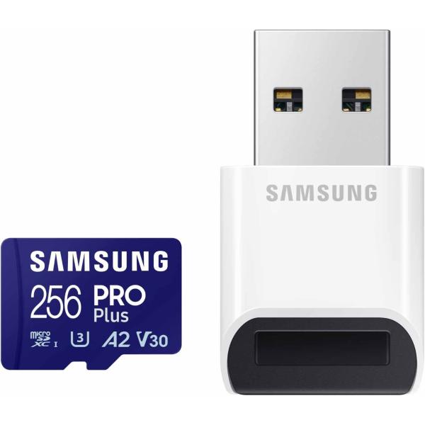 Samsung PRO Plus + Reader microSDXC 256GB MB-MD256...