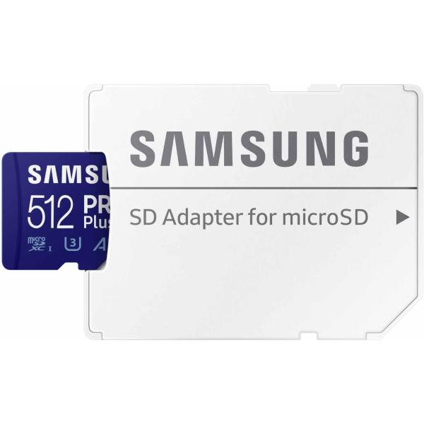 Samsung PRO Plus + Adapter microSDXC 512GB MB-MD51...