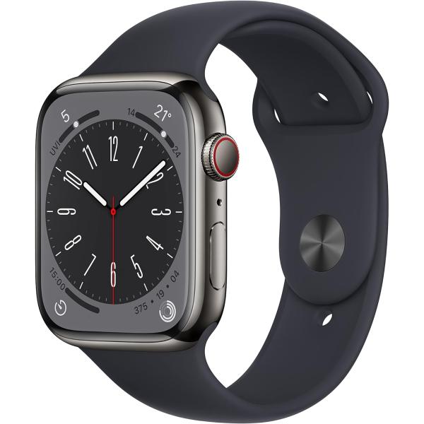 Apple Watch Series 8 (GPS + Cellularモデル) - 45mmグラフ...