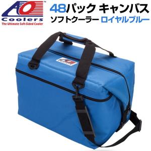 AO Coolers エーオークーラー 48パック キャンバス ソフトクーラー PACK CANVAS ロイヤルブルー 保冷バッグ 軽量 アウトドア キャンプ 並行輸入 送料無料｜mobile-garage1