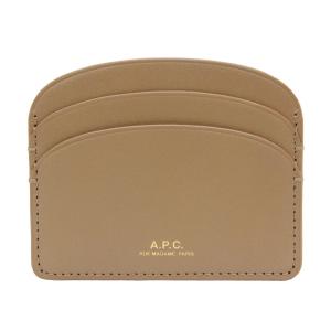 A.P.C. カードケース アーペーセー APC Demi-Lune Compact Card Holder ハーフムーン レディース メンズ パスケース PXAWV 63270｜mobile-garage1