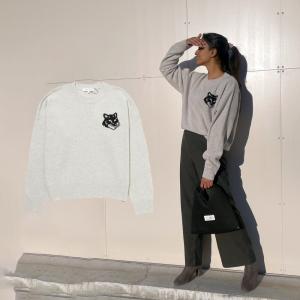 MAISON KITSUNE（メゾン キツネ） GU00335KM0002 GREY FOX HEAD PATCH