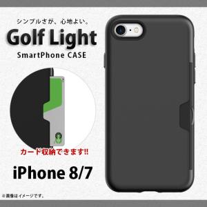 iPhone 8 iPhone 7 ハードケース PHFGLTIP8-BK【7906】 耐衝撃 PhoneFoam Golf Light カード収納  スリム シンプル ブラック ROOX