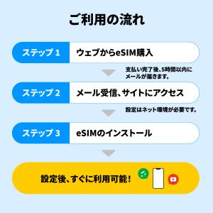 eSIM プリペイドsim 日本 3GB 8日...の詳細画像4