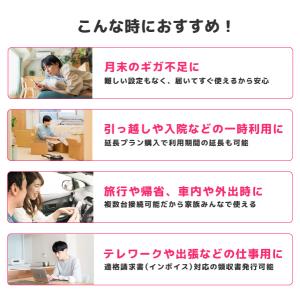 ポケットwifi 無制限 wifi レンタル ...の詳細画像5