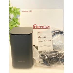 NTT docomo home 5G HR01 ホームルーター ダークグレー ACアダプター付 A1...