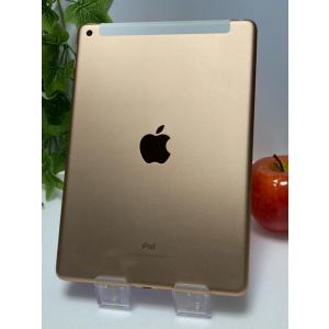 【美品】iPad 第6世代 Wi-Fi + Cellular au 32GB ゴールド MRM02J...