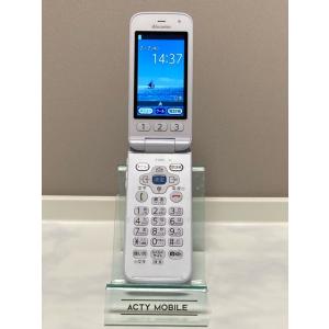 らくらくホン F-01M ホワイト 富士通 Fujitsu docomo ドコモ SIMロック解除済...