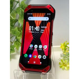 TORQUE 5G KYG01 au SIMフリー レッド 赤 判定〇 タフスマホ ROM