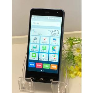 京セラ - ELG かんたんスマホ 京セラ705KC ブルー SIMロック解除済 京セラドキュメントソリューションズ かんたんスマホ 705KC