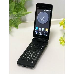 au by KDDI 京セラ GRATINA KYF42 ブラック ★SIMロック解除済み★ガラホ（...