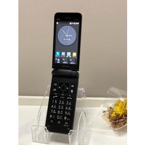美品 au by KDDI 京セラ GRATINA KYF42 ブラック ★SIMロック解除済み★ガ...