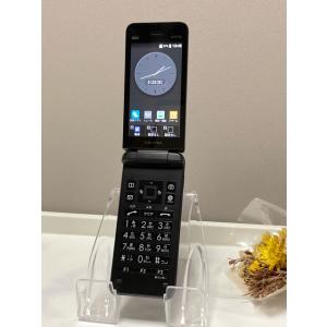 美品 au by KDDI 京セラ GRATINA KYF42 ブラック ★SIMロック解除済み★ガ...