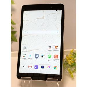 美品 J:COM版 SIMフリー LGT02 LG G Pad 8.0 III ☆ホワイト☆ アンドロイド 7 タブレット本体 A9815