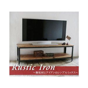 RI-533 Iron TV Board 1200 アジャスター パイン家具 テレビ台｜mobilegrande