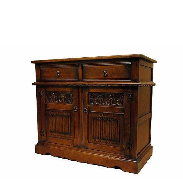 開梱設置-KYC 英国アンティークリプロダクト オーク サイドボード 本州送料無料  032p-63...