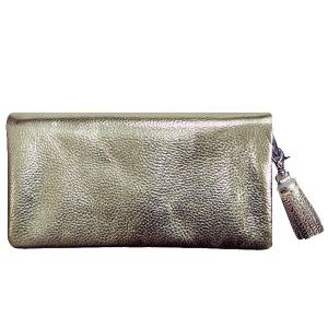 長財布 レザー レディース 財布 10色 ゴールド 0572 Zk B0003gd