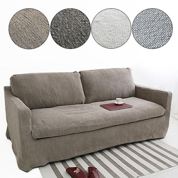 海外MODEL開梱設置-KYE 3人掛けソファ カバーリングソファ  生地R:B  142s-sh1...