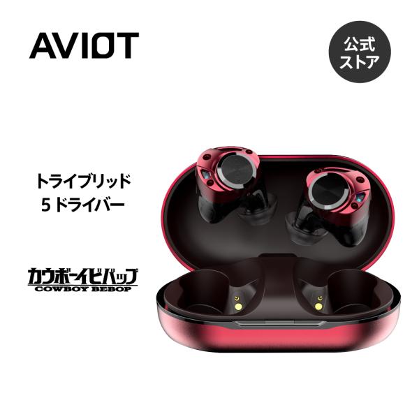 AVIOT TE-ZX1 ノイズキャンセリング ワイヤレスイヤホン ハイレゾ トライブリッド5ドライ...