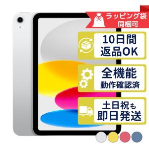 iPad 第10世代 64GB APPLE Wi-Fi + Cellular SIMフリー 中古 Aランク 商品補償100日間