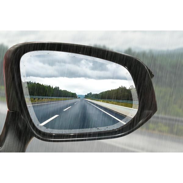 [2枚セット] 日本製 トヨタ ハリアー 80系対応 親水 フィルム ドアミラー サイドミラー 車用...