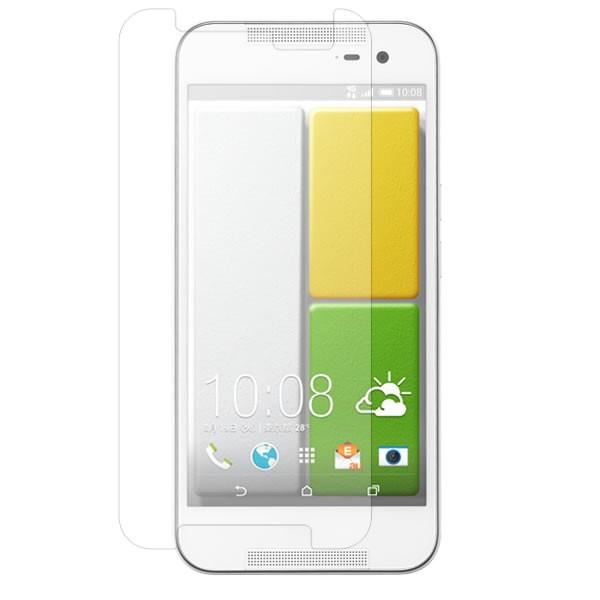 au HTC J butterfly HTL23 用 すべすべタッチの抗菌タイプ光沢バブルレス液晶保...