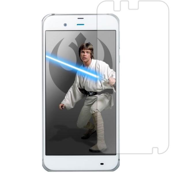 STAR WARS mobile SoftBank SW001SH 用 すべすべタッチの抗菌タイプ光...
