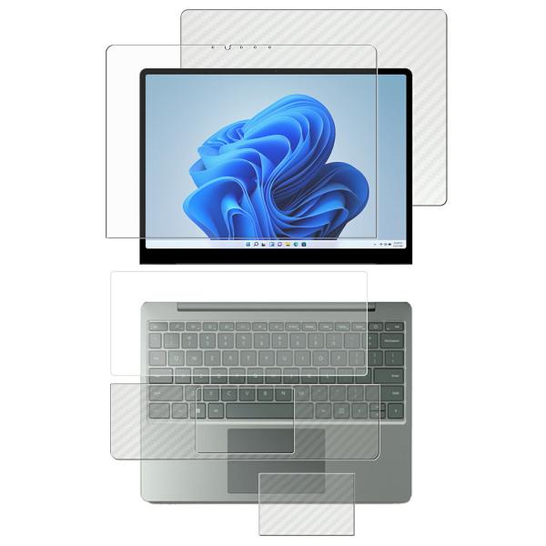 5点セット(画面+天板+パームレスト+タッチパッド+キーボードカバー) Microsoft Surf...