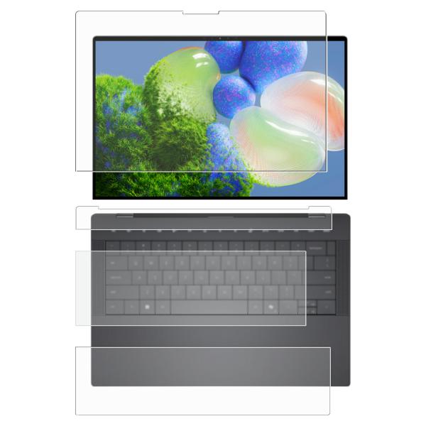 4点セット Dell XPS 14 9440 2024年モデル 光沢ディスプレイ 用 N35 用 A...
