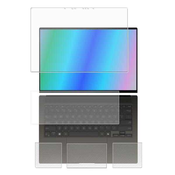 4点セット(画面+パームレスト+タッチパッド+キーボードカバー) ASUS Zenbook S 14...