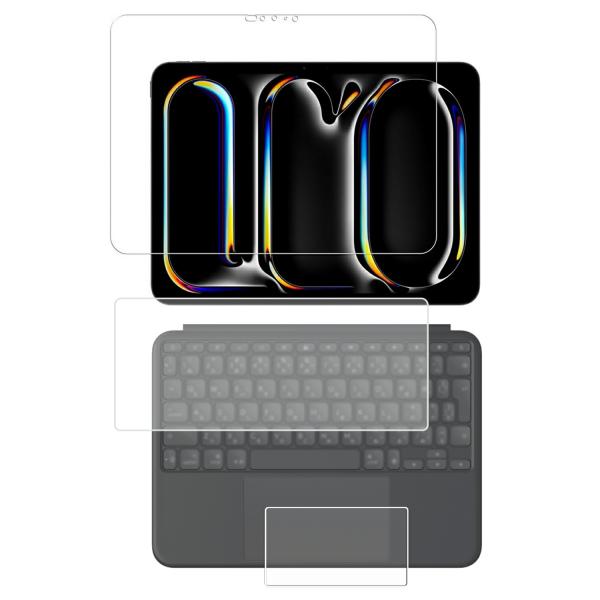 3点セット iPad Pro 11インチ M4 (ロジクール Combo Touch iK1177G...