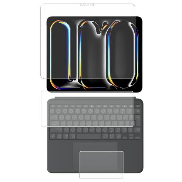 3点セット iPad Pro 13インチ M4 (ロジクール Combo Touch iK1276G...