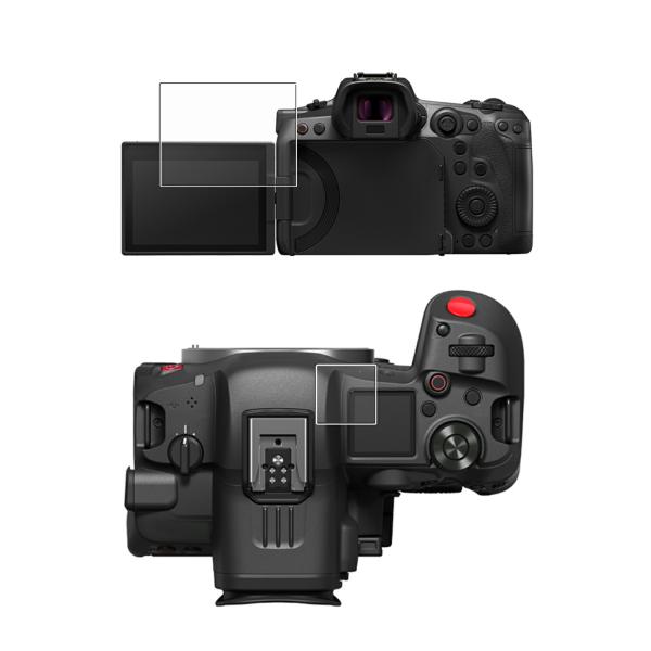 Canon EOS R5 C 用 抗菌 抗ウイルス 防指紋 液晶保護フィルム ポスト投函は送料無料