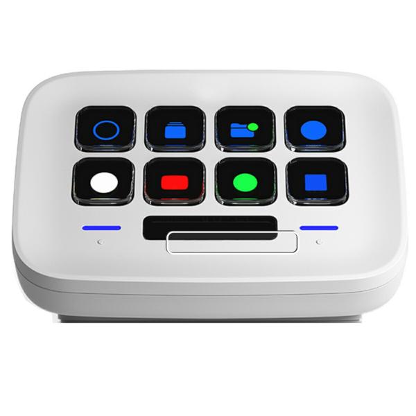 2枚セット Elgato Stream Deck neo 用 防指紋 光沢 液晶保護フィルム ポスト...